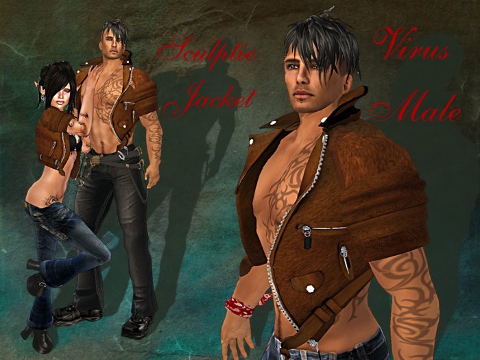 *Tay-Lay-Designs!!! Sculptie Jacket"Virus"-Male