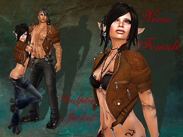 *Tay-Lay-Designs!!! Sculptie Jacket"Virus"-Female