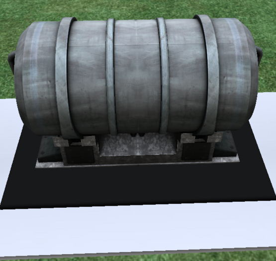 Fuel tank gas water