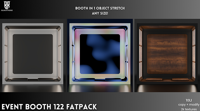 [BR] EVENT BOOTH 122 Fatpack