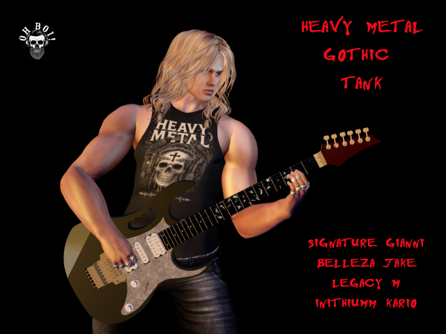 Heavy Metal Gothic - Men's Tank