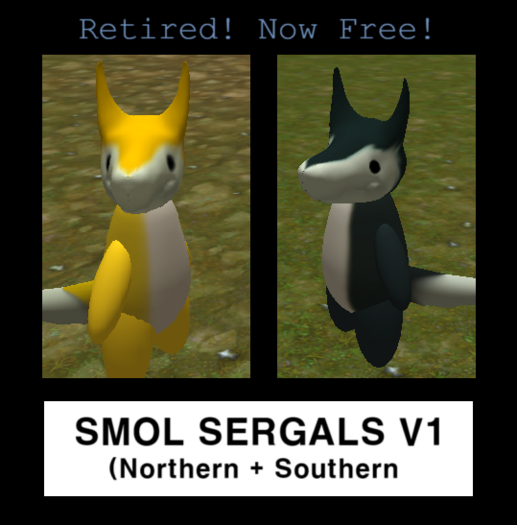 Smol Sergal V1 Avatar Pack
