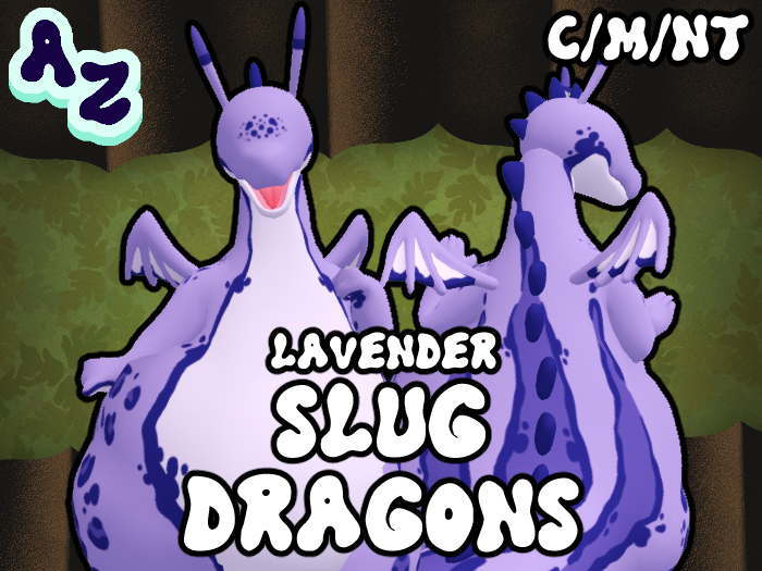 =AZ= Slug Dragons (Lavender)