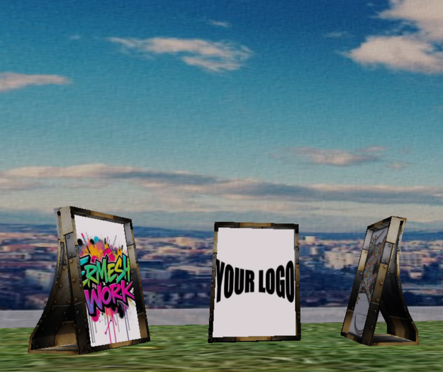 Custom Logo Display Easel