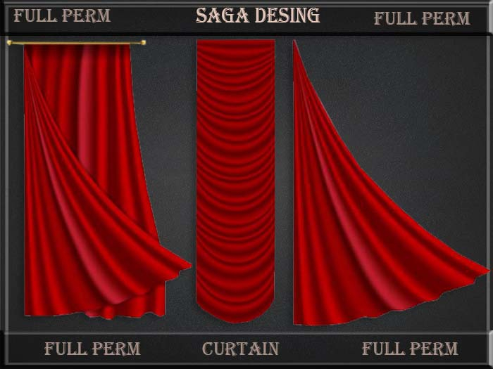 ''SaGa Design'' Full Perm ''Curtain ''Models 026