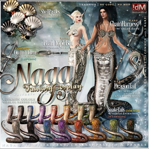 !dM Naga **DRAGONTAIL** (BOX #13 LARA) RARE