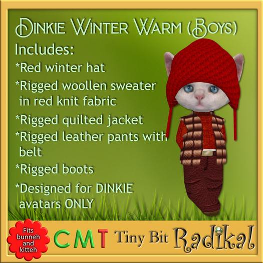 TBD073 Dinkie Winter Warm (Boys)