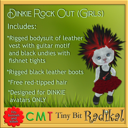 TBD077 Rock Out Dinkie (Girls)