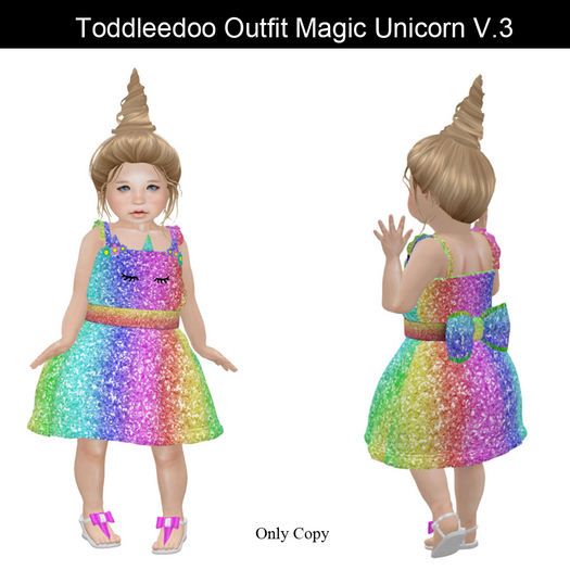 Toddleedoo Outfit Magic Unicorn V.3
