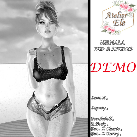 {AE} [ DEMO ] NIRMALA TOP & SHORTS