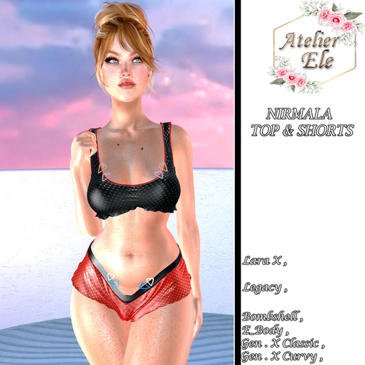 {AE} NIRMALA TOP & SHORTS