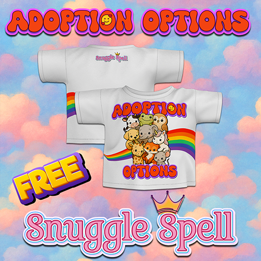 FREE GIFT Snuggle Spell / Adoption Options White