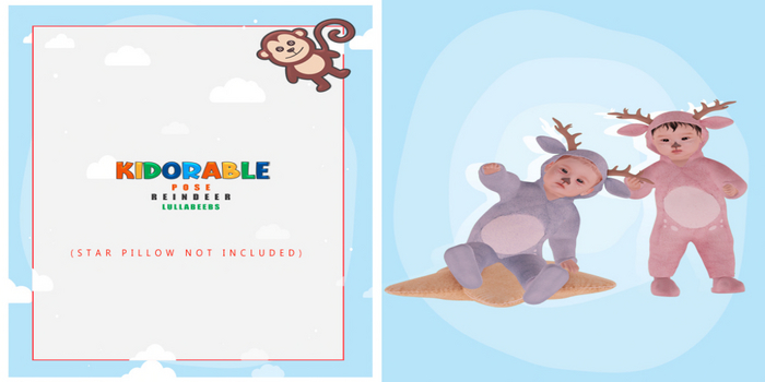 {K} Reindeer Pose - Lullabeebs