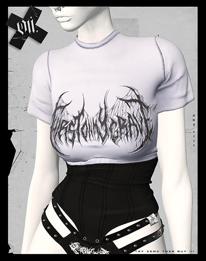 -Oui- Vandalize Bodysuit White