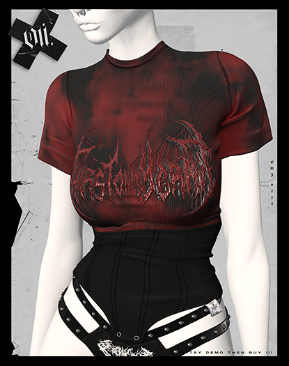 -Oui- Vandalize Bodysuit RED