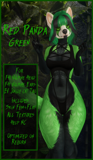 [SB] RedPanda Green