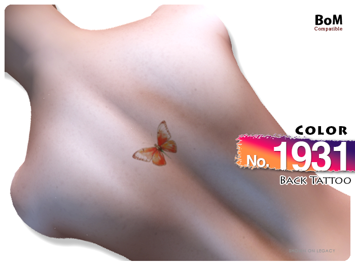 (Back Tattoo) No.1931 Color