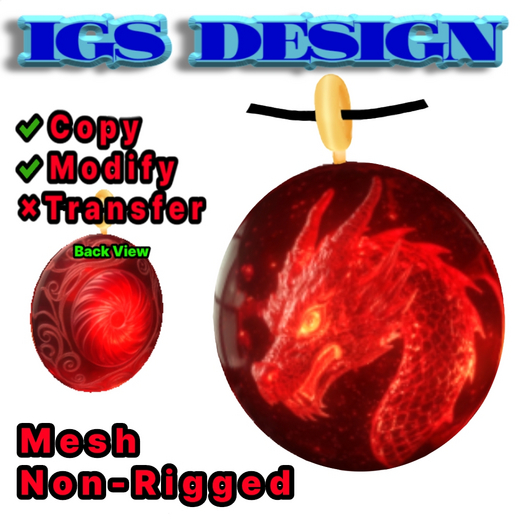 *IGS* Red Dragon Amulet