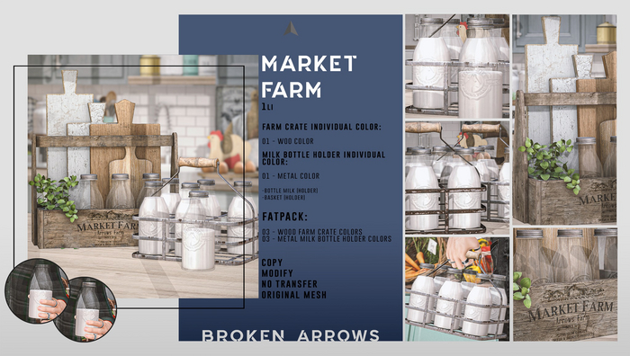 Second Life Marketplace - BROKEN ARROWS - Market Farm - FATPACK