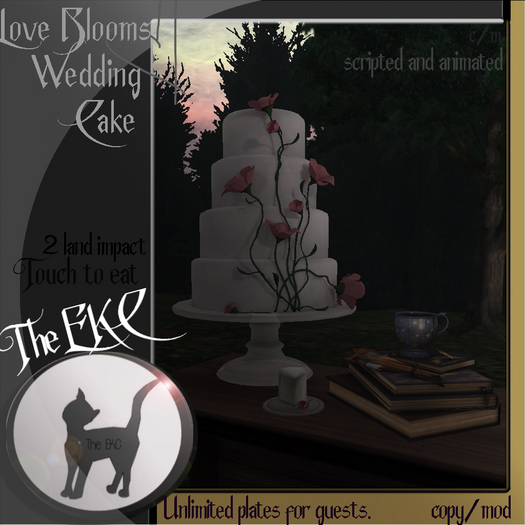 The EKC - Love Blooms Wedding Cake - scripted (add)