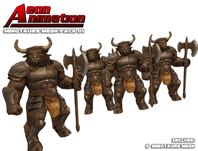 Fantasy Minotaur monster