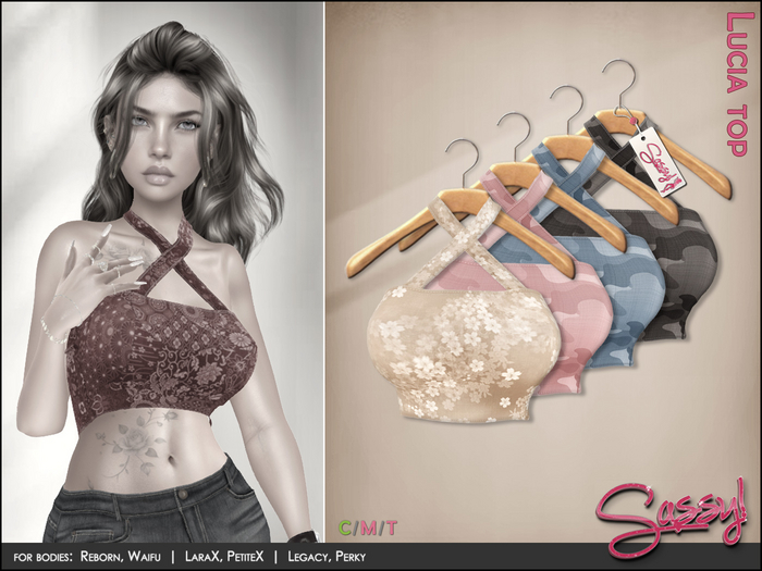 ~Sassy!~ Lucia top - light pack