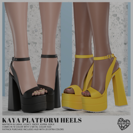 [Dazzling] kaya platform heels DEMO