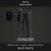 Xander Biker Pants – Grey – Belleza Jake / Legacy / Signature Gianni – Side Pocket & Belt – Copy