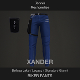 Xander Biker Pants – Navy – Belleza Jake / Legacy / Signature Gianni – Side Pocket & Belt – Copy