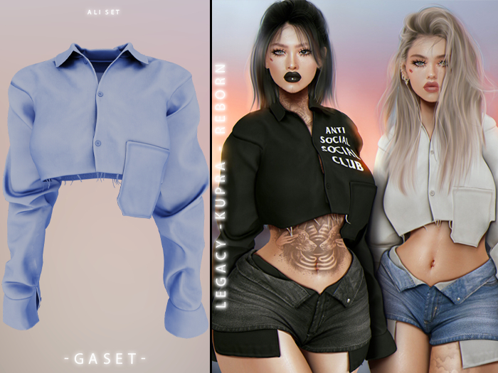 GASET - BLUE ALI TOP