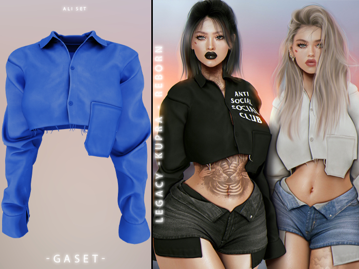 GASET - ELECTRIC BLUE ALI TOP