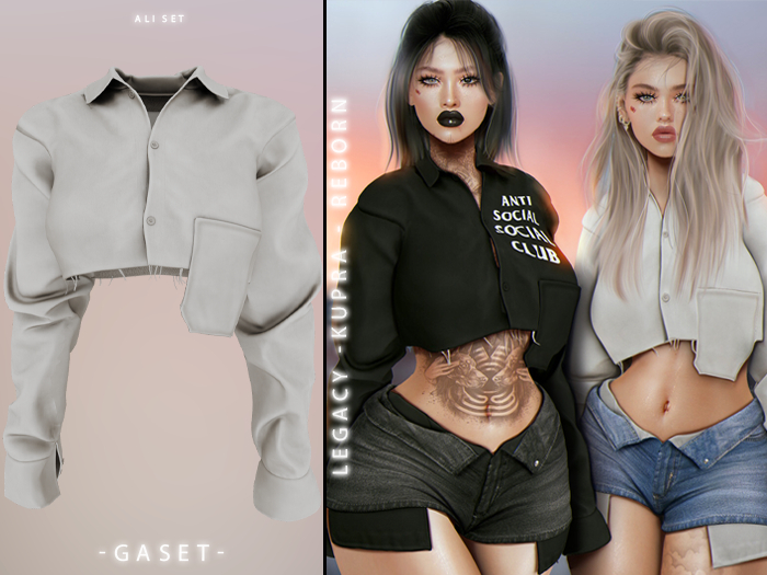 GASET - OFF WHITE ALI TOP