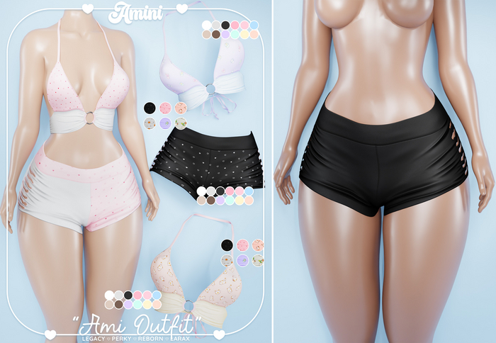 Amini - Ami Shorts [Black]