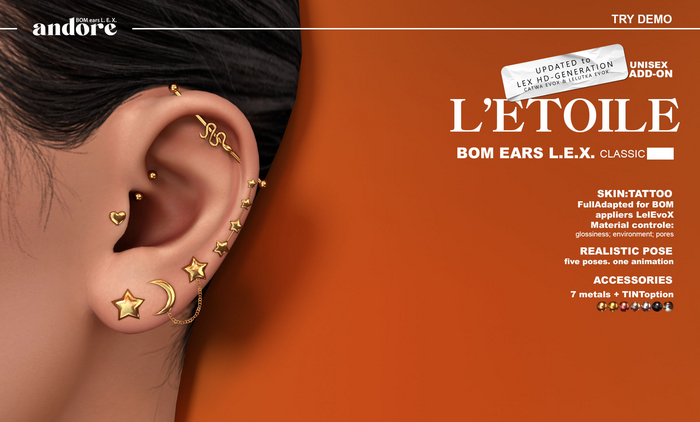 LEX - * acc + ears * - [F\M] - L'etoile ♥ LELUTKA ♥ CATWA ♥ EVOX
