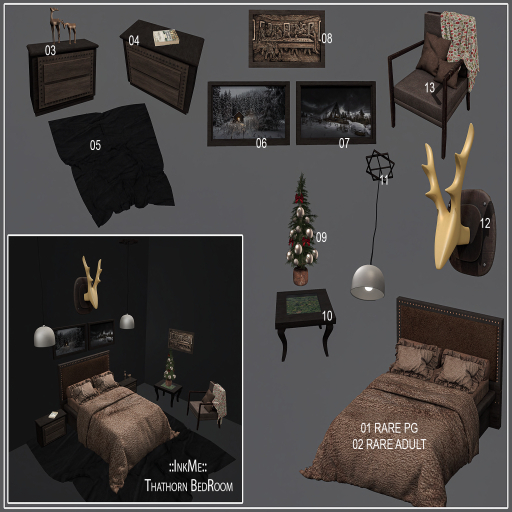 02 ::InkMe:: Thathorn BedRoom RARE
