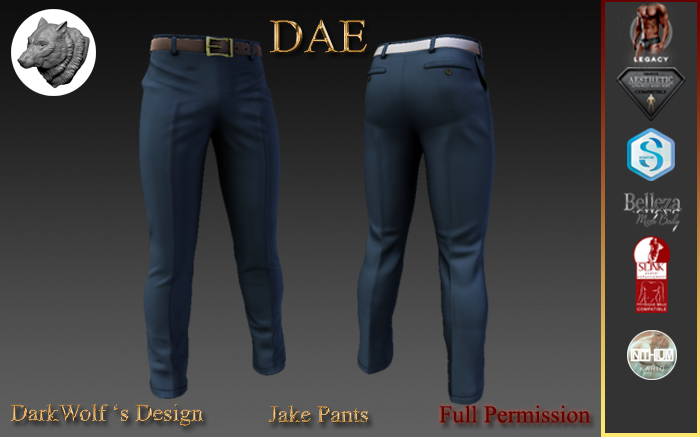 Jake Pants Men Full Perm DAE