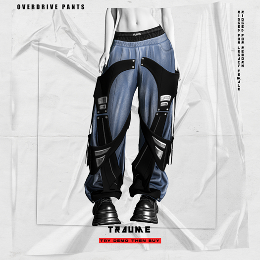 [Traume] Overdrive Pants Blue F