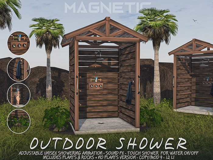 Magnetic - Outdoor Shower