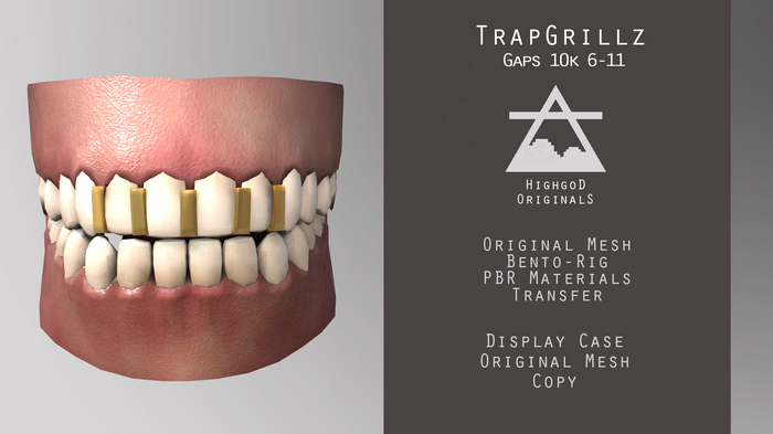 Trap Grillz 10k Gaps 6-11