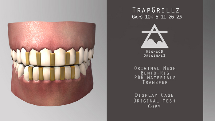Trap Grillz 10k Gaps 6-11 26-23