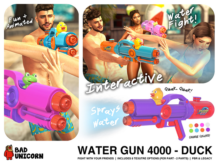 Water Gun 4000 - Duck (interactive)