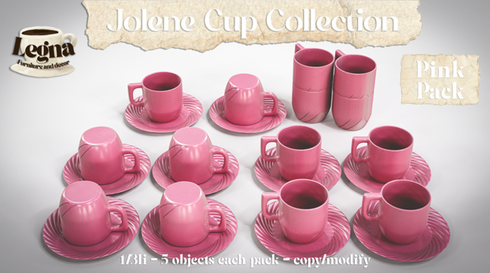 - Legna - Jolene Cup Collection (Pink Pack)