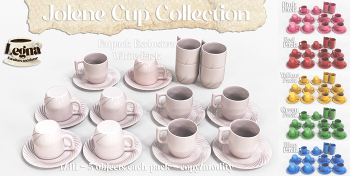 - Legna - Jolene Cup Collection (Fatpack)