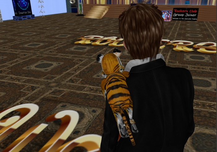 Yani Plush Shoulder Tiger HONEY