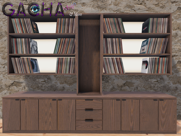 2 ABKW Vinyl Lounge . Back Bar Wood RARE