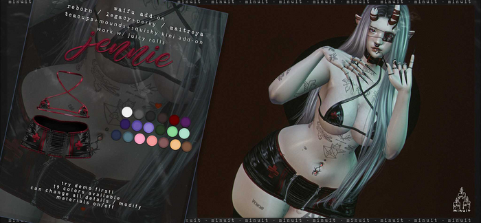 {minuit} Jennie Set [Blue]