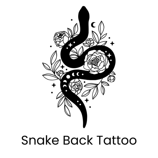 Luna Moon Snake (Back Tattoo)