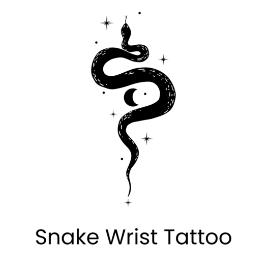 Luna Glitter Snake (Arm Tattoo)