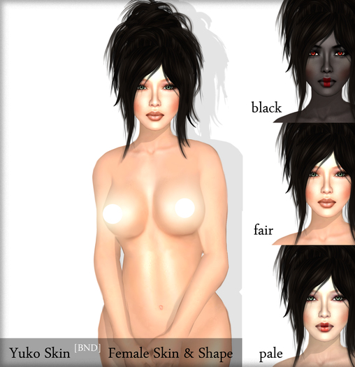 Yuko Female Skin BND pale /PROMO