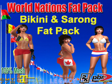 World Nations Bikini & Sarong Fat Pack (ADD)